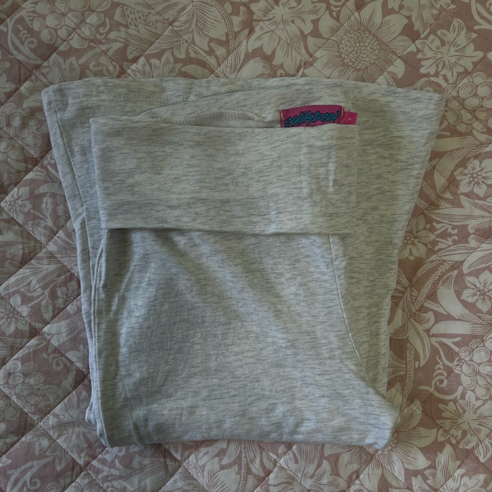 Gray Flared Bottoms leggings